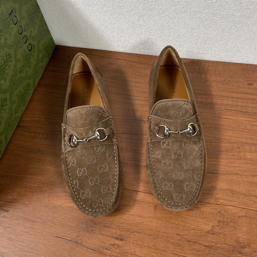 GUCCI 구찌 남성 홀스빗 드라이빙 슈즈 로퍼 구두 신발