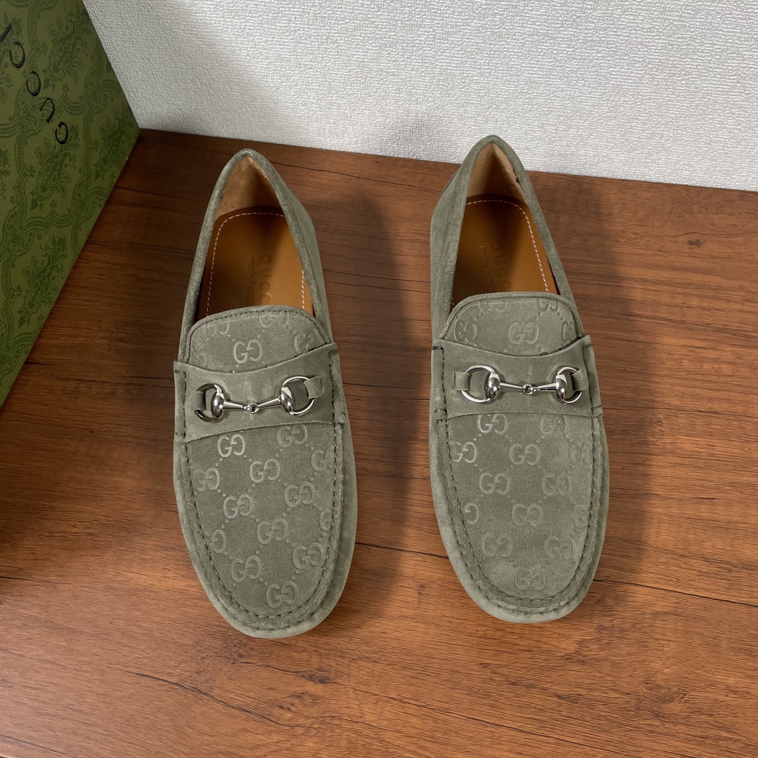 GUCCI 구찌 남성 홀스빗 드라이빙 슈즈 로퍼 구두 신발