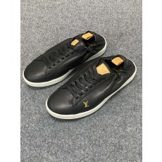 LV 루이비통 천연 소가죽 비즈니스 스니커즈 신발