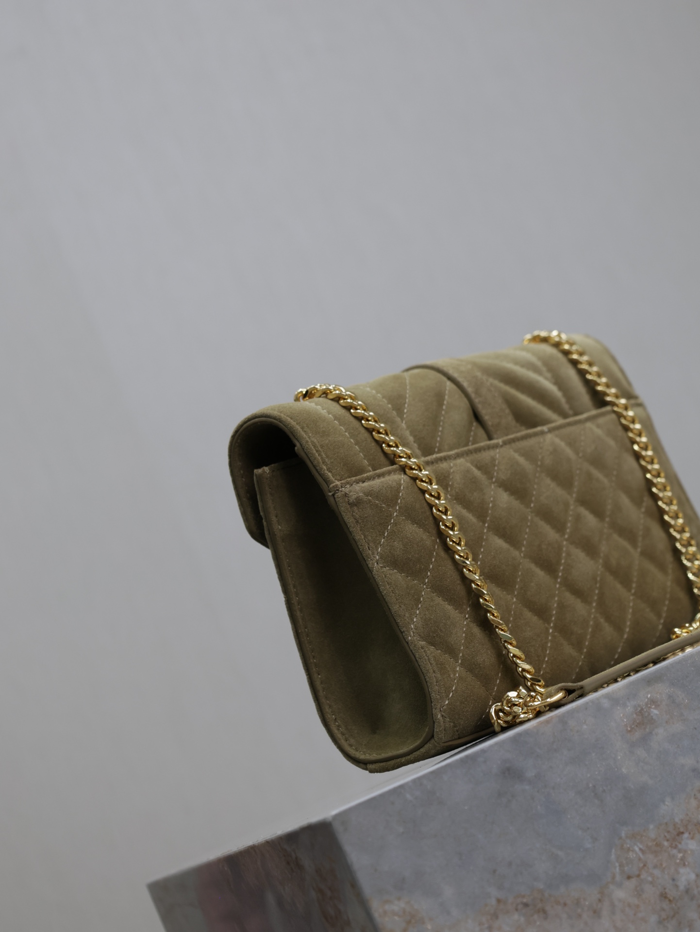 YSL Envelope 생로랑 소형 스웨이드 클러치백 가방 스몰