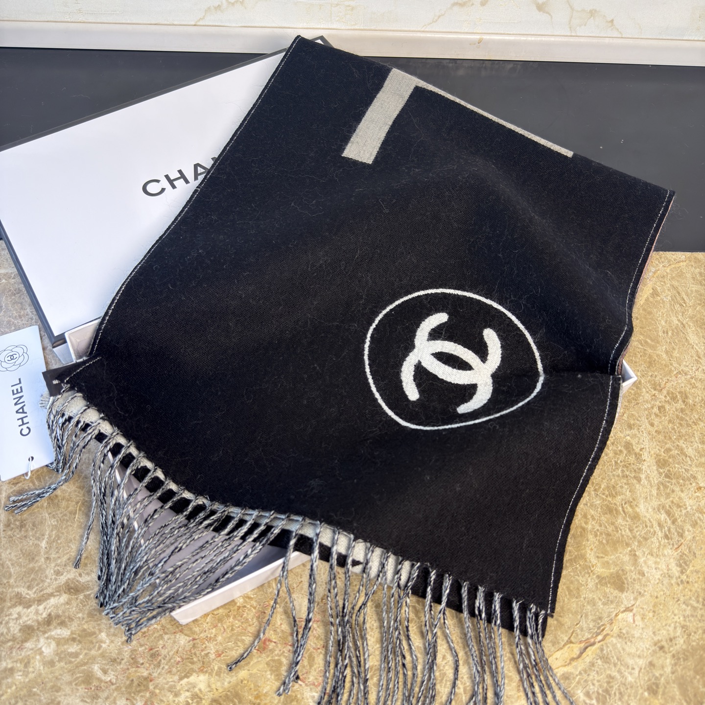 Chanel 샤낼 스카프 머플러 목도리