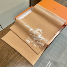 Hermes 에르메스 캐시미어 롱 머플러 목도리