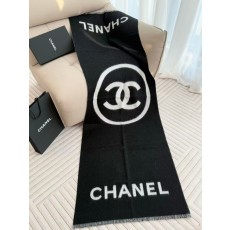 Chanel 샤넬 대형 더블 C 로고 캐시미어 숄 케이프 스카프 머플러 목도리
