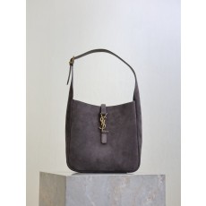 YSL LE 5À7 생로랑 바게트백 가방  (그레이 스웨이드·오리지널 가죽)