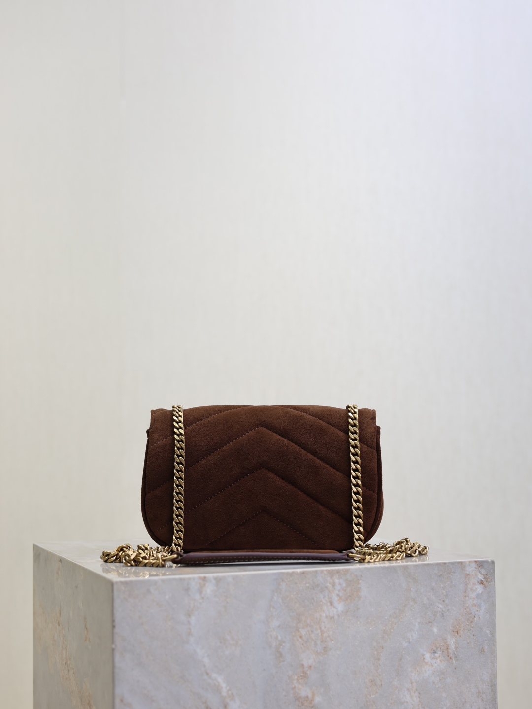 YSL LouLou 생로랑 숄더백 미니백 가방 (스웨이드 버전·20cm)