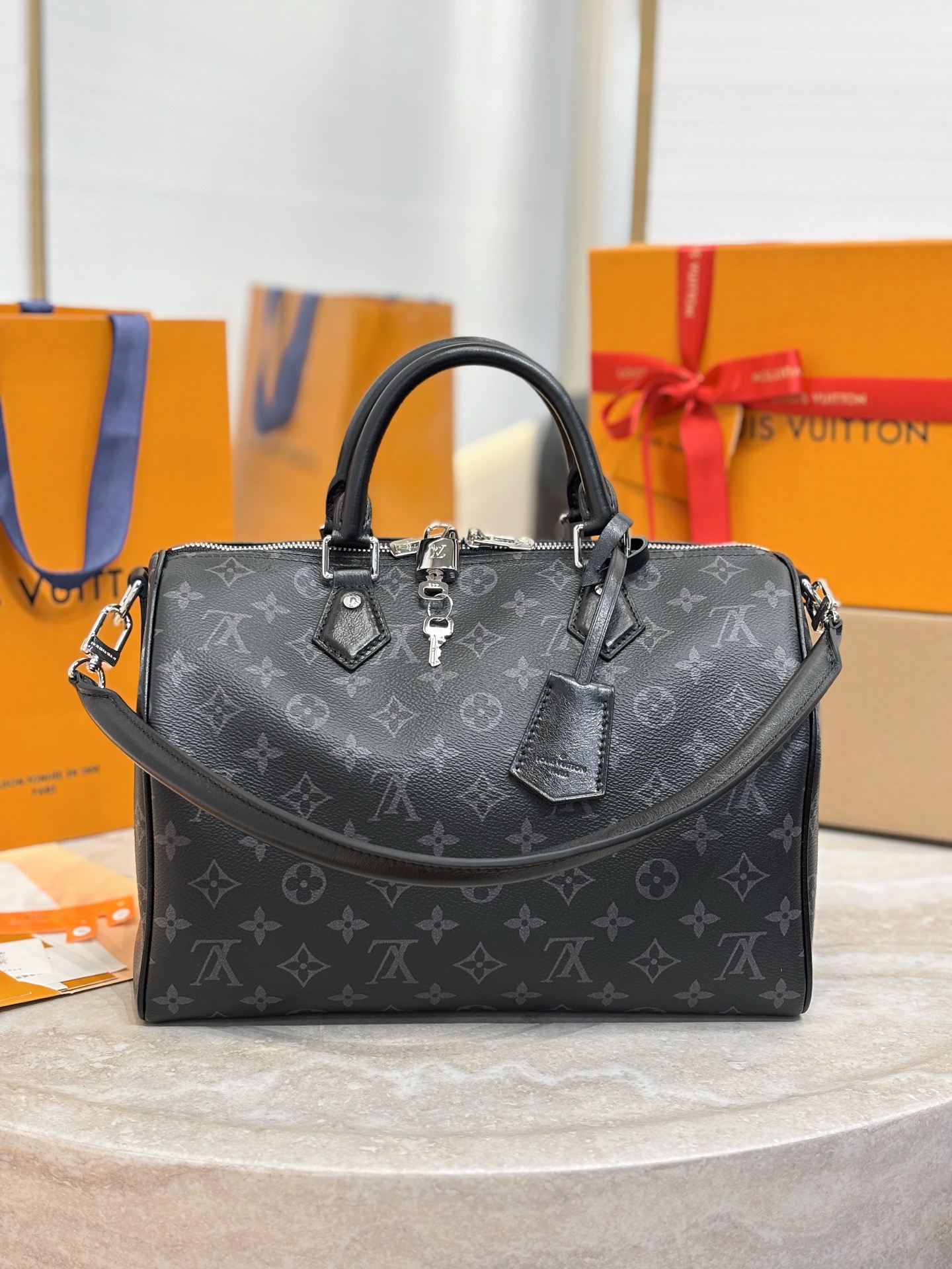 LV 루이비통 Speedy Soft 30 여행가방 토트백 가방  (M15102 / LV Ski 시리즈)