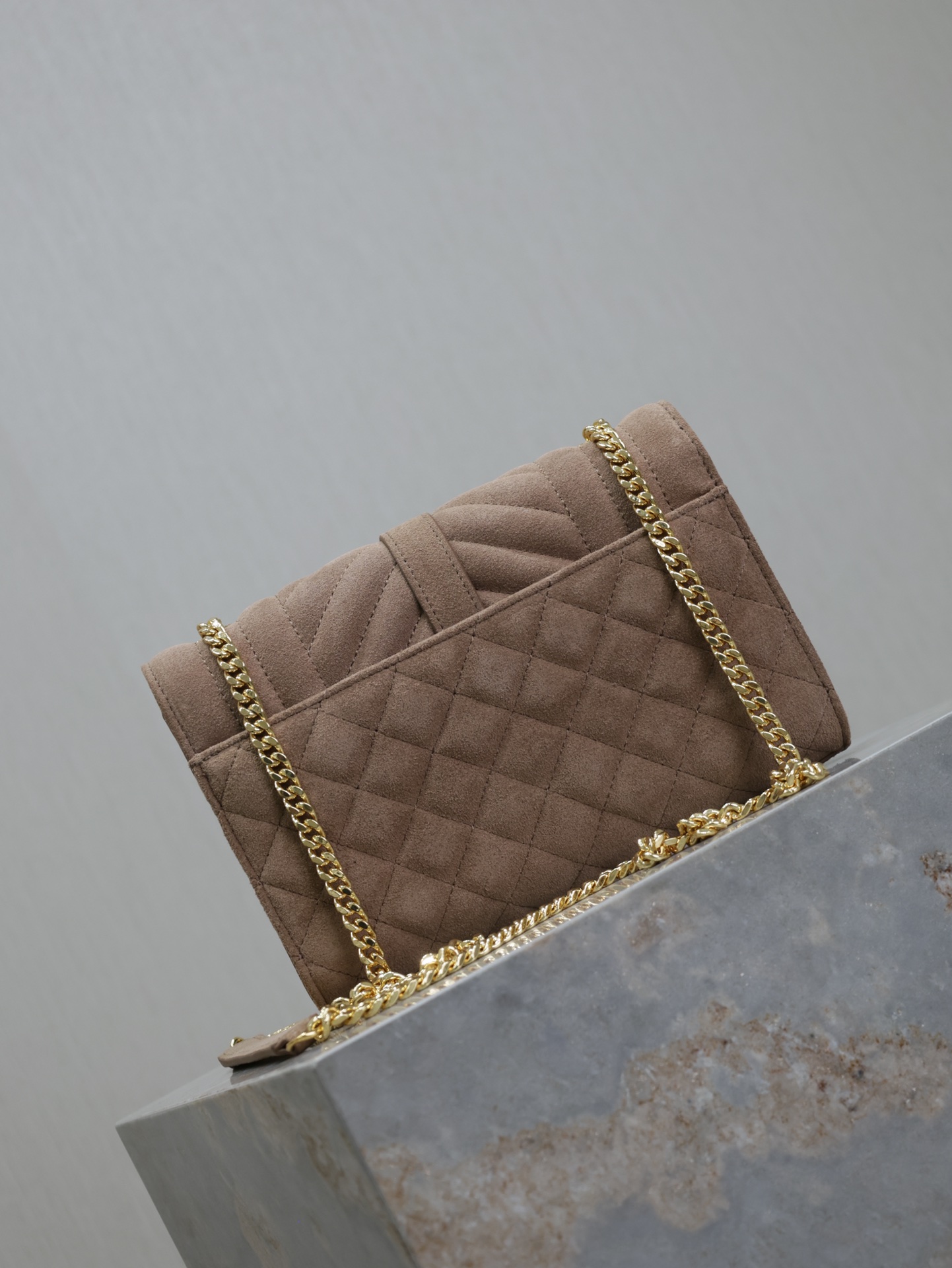 YSL Envelope 생로랑 소형 스웨이드 클러치백 가방 스몰