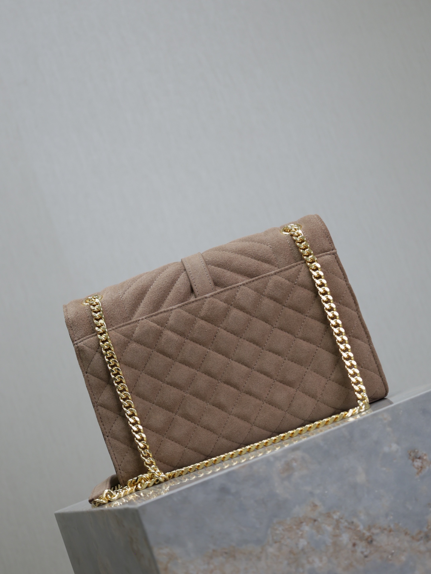 YSL Envelope 생로랑 스웨이드 클러치백 가방 미디움