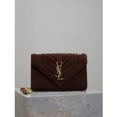 YSL Envelope 생로랑 소형 스웨이드 클러치백 가방 스몰