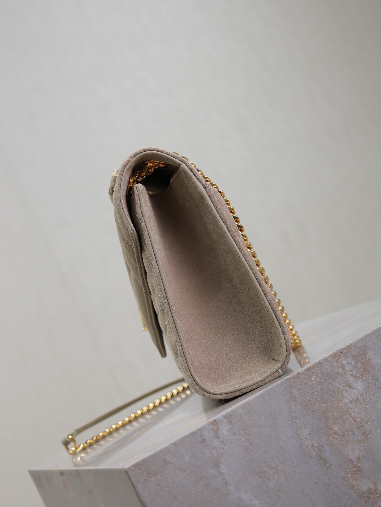 YSL Envelope 생로랑 스웨이드 클러치백 가방 미디움