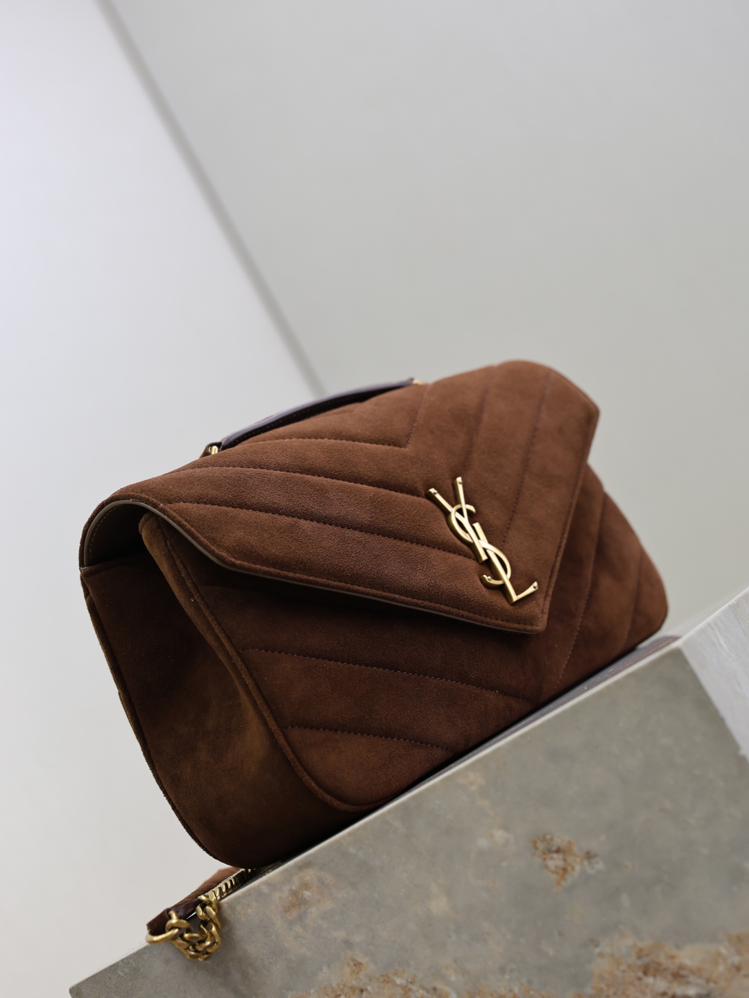 YSL LouLou 생로랑 숄더백 라지백 가방 (스웨이드 버전·29cm)