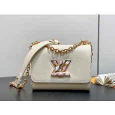 LV 루이비통 Twist 백 숄더백 체인백 가방 스몰 (M12507 / 아이보리)