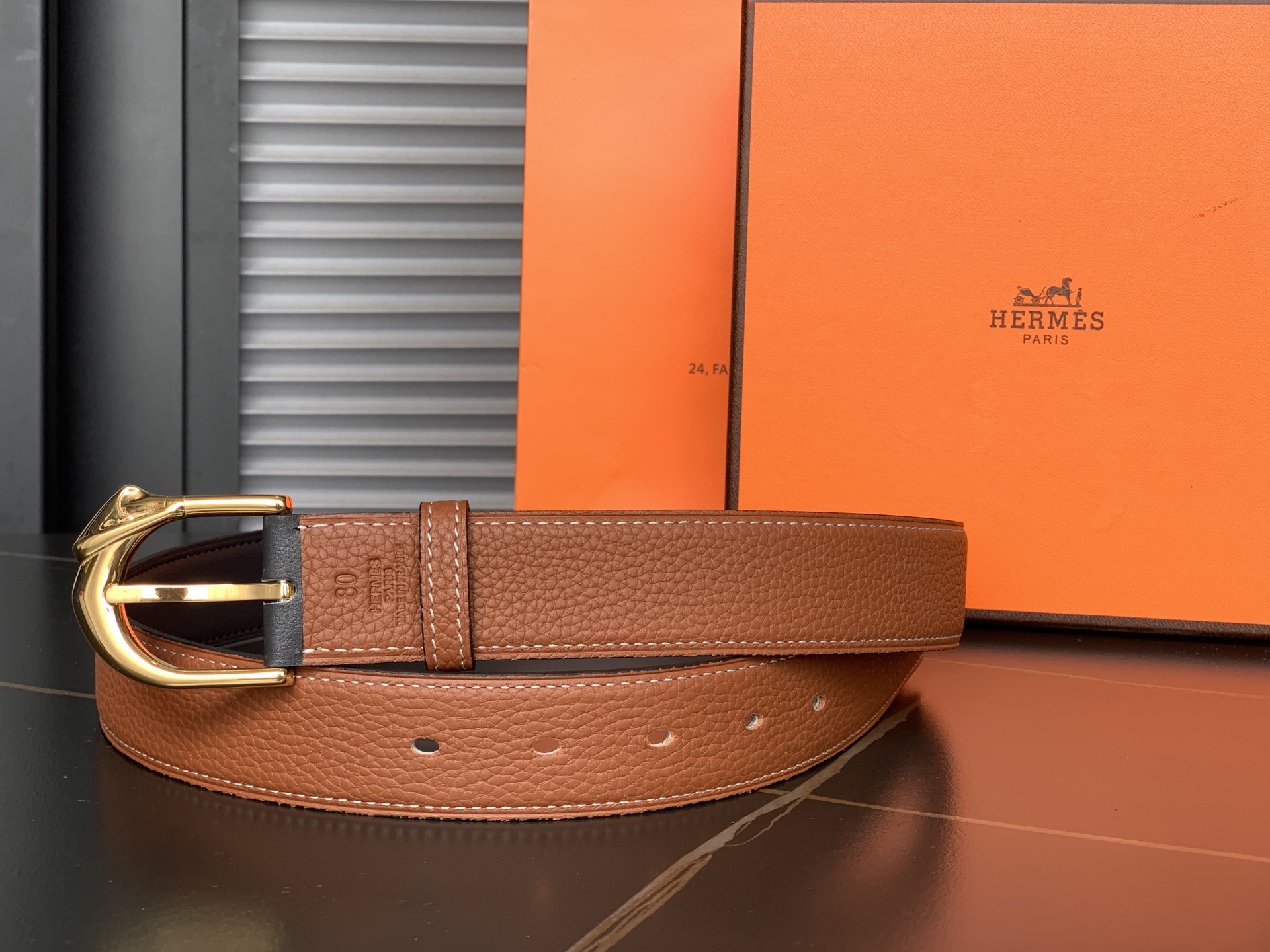 HERMES 에르메스 3.2cm 벨트