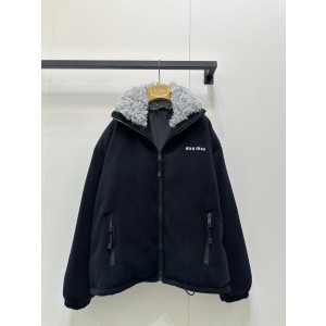 MiuMiu 미우미우 양털 후드 집업 자켓 재킷 의류