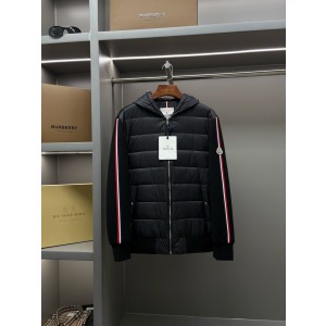 Moncler 몽클레어 몽클레르 캐시미어 니트 배색 패딩 점퍼 의류