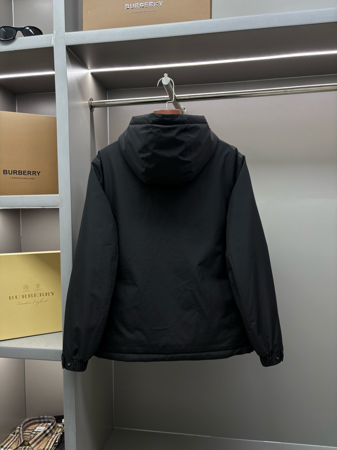 Zegna 제냐 로고 자수 후드 패딩 점퍼 자켓 의류