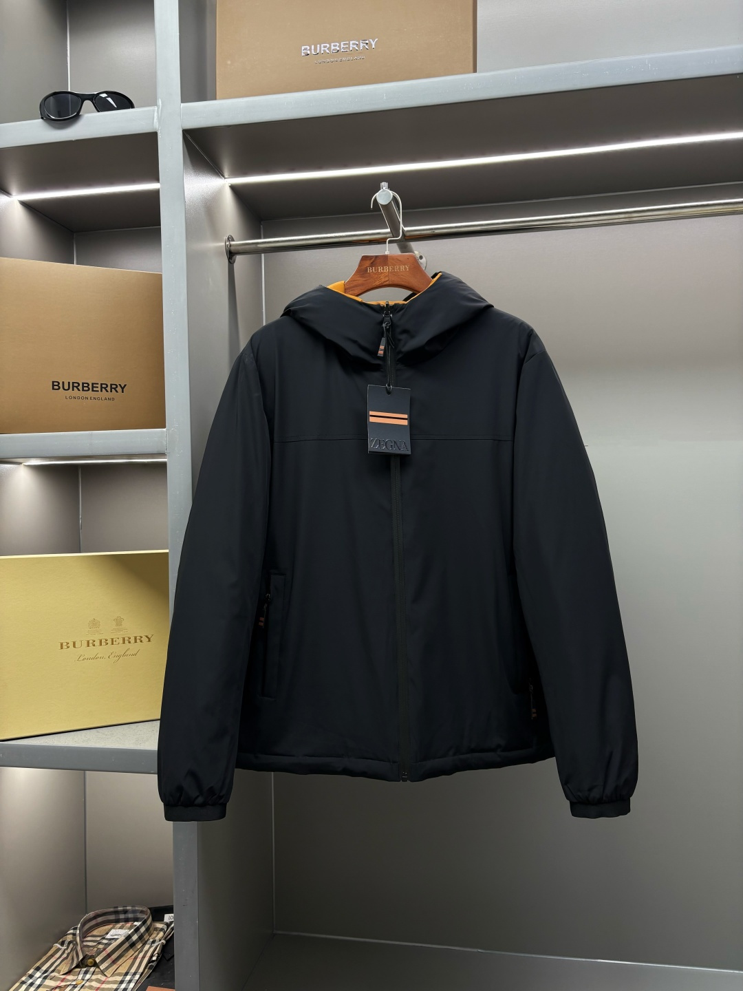 Zegna 제냐 리버서블 다운 점퍼 자켓 (REY 시리즈) 의류