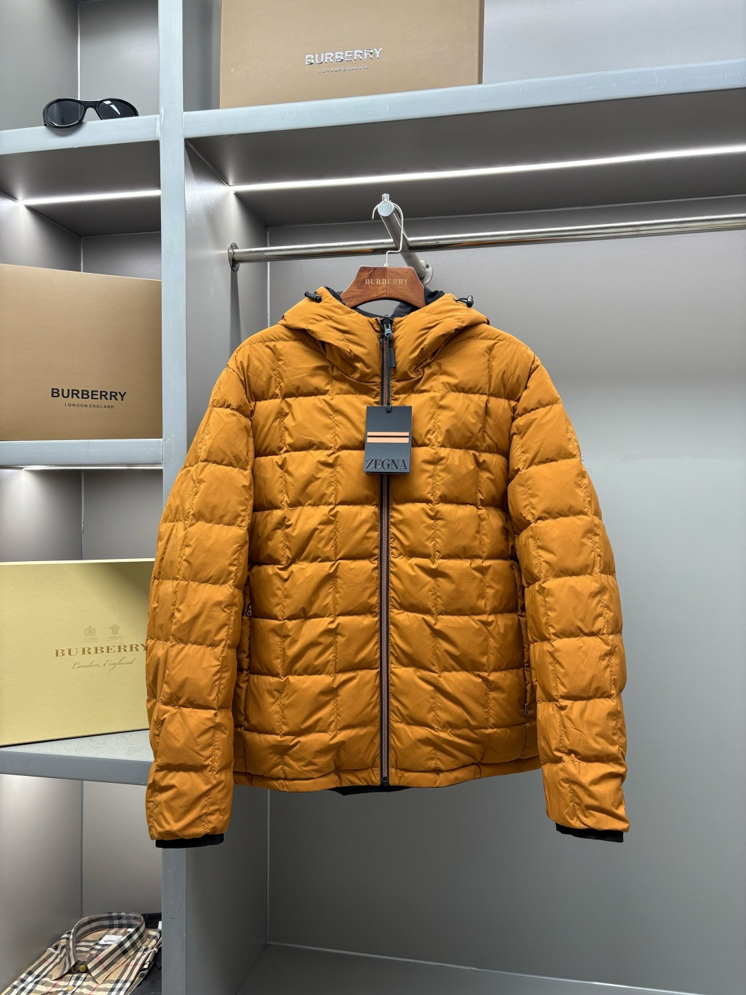 Zegna 제냐 리버서블 다운 점퍼 자켓 (REY 시리즈) 의류