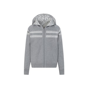 DIOR CD 디올 양면 캐시미어 니트 후드 집업 자켓 재킷 의류