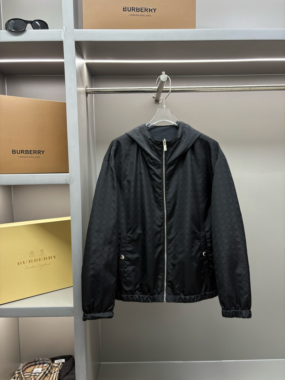 DIOR CD 디올 레터 자수 후드 집업 양면 자켓 재킷 의류