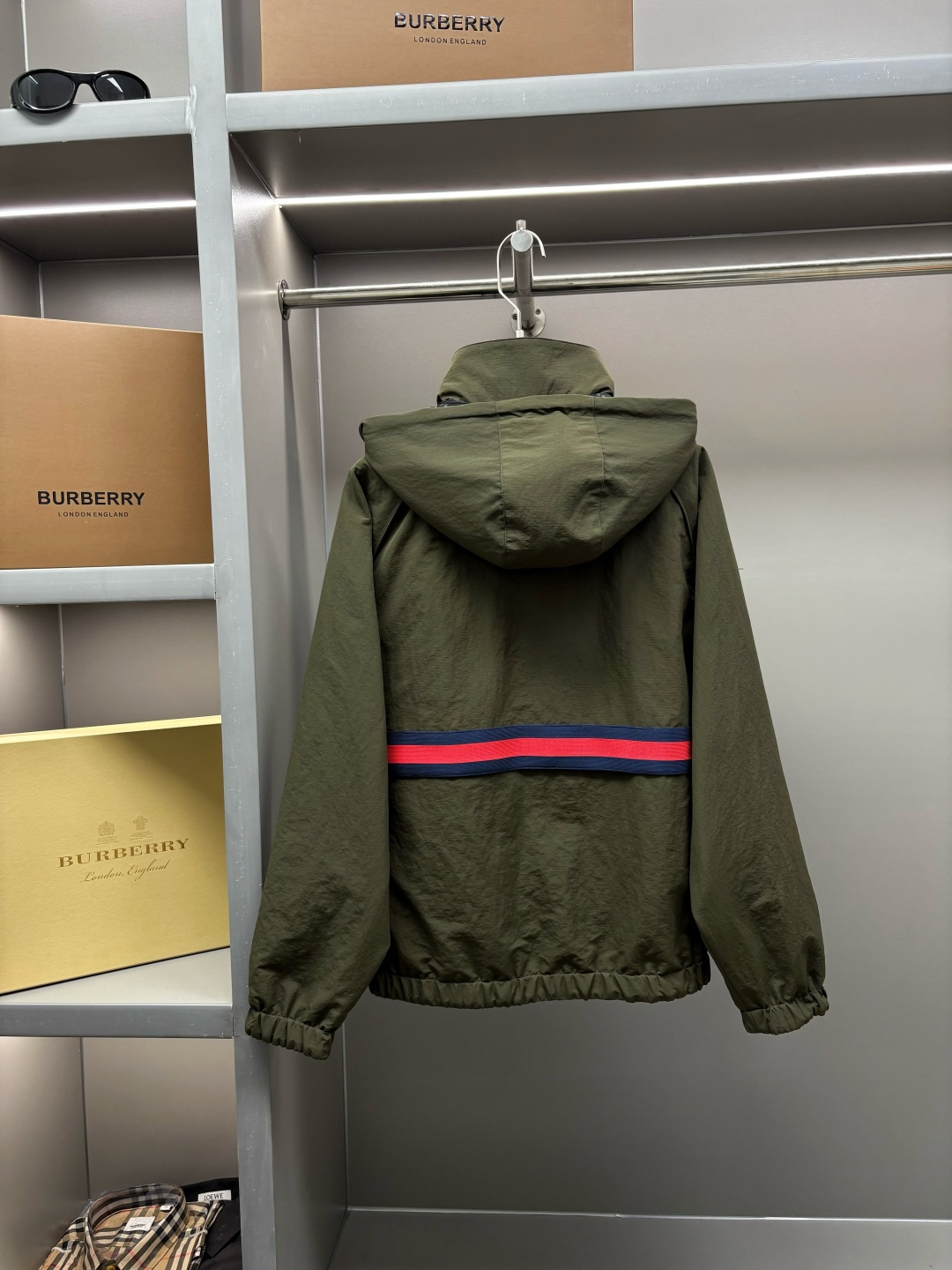 GUCCI 구찌 더블G 자수 로고 후드 양면 재킷 자켓 의류