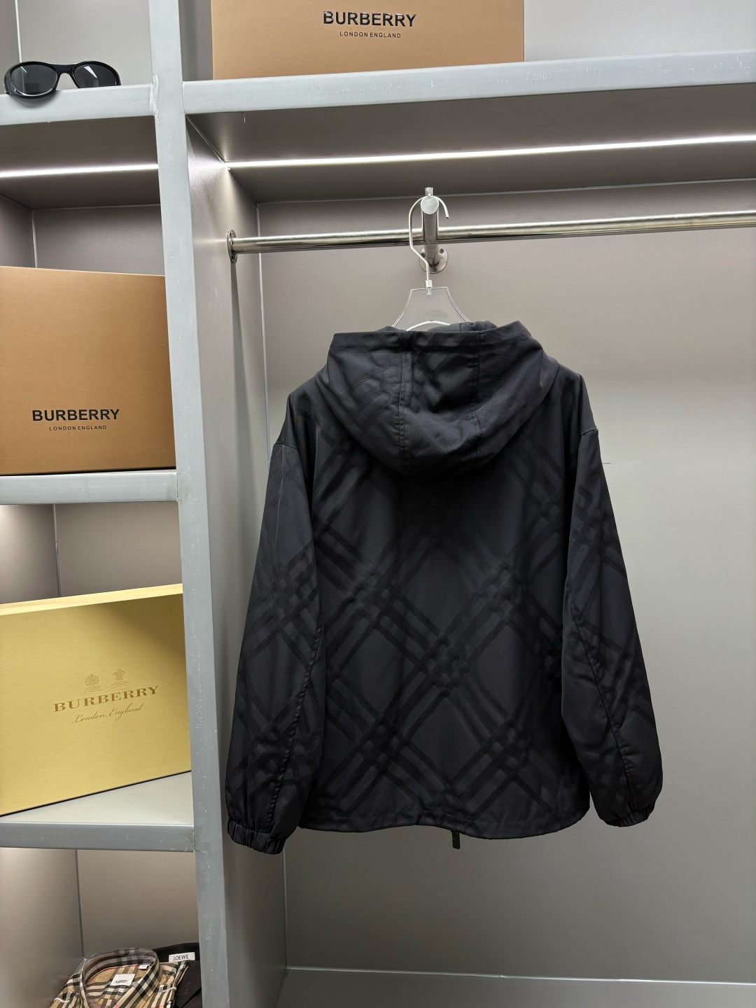 Burberry 버버리 체크 워리어 자수 재킷 자켓 의류