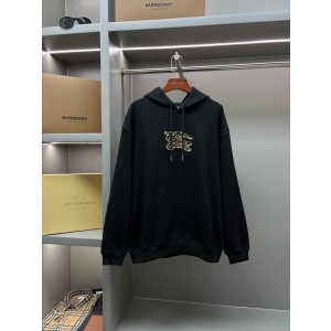 Burberry 버버리 체크 전마 자수 후드티 맨투맨 티셔츠 의류