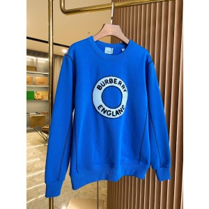 Burberry 버버리 로고 자수 코튼 맨투맨 티셔츠 의류