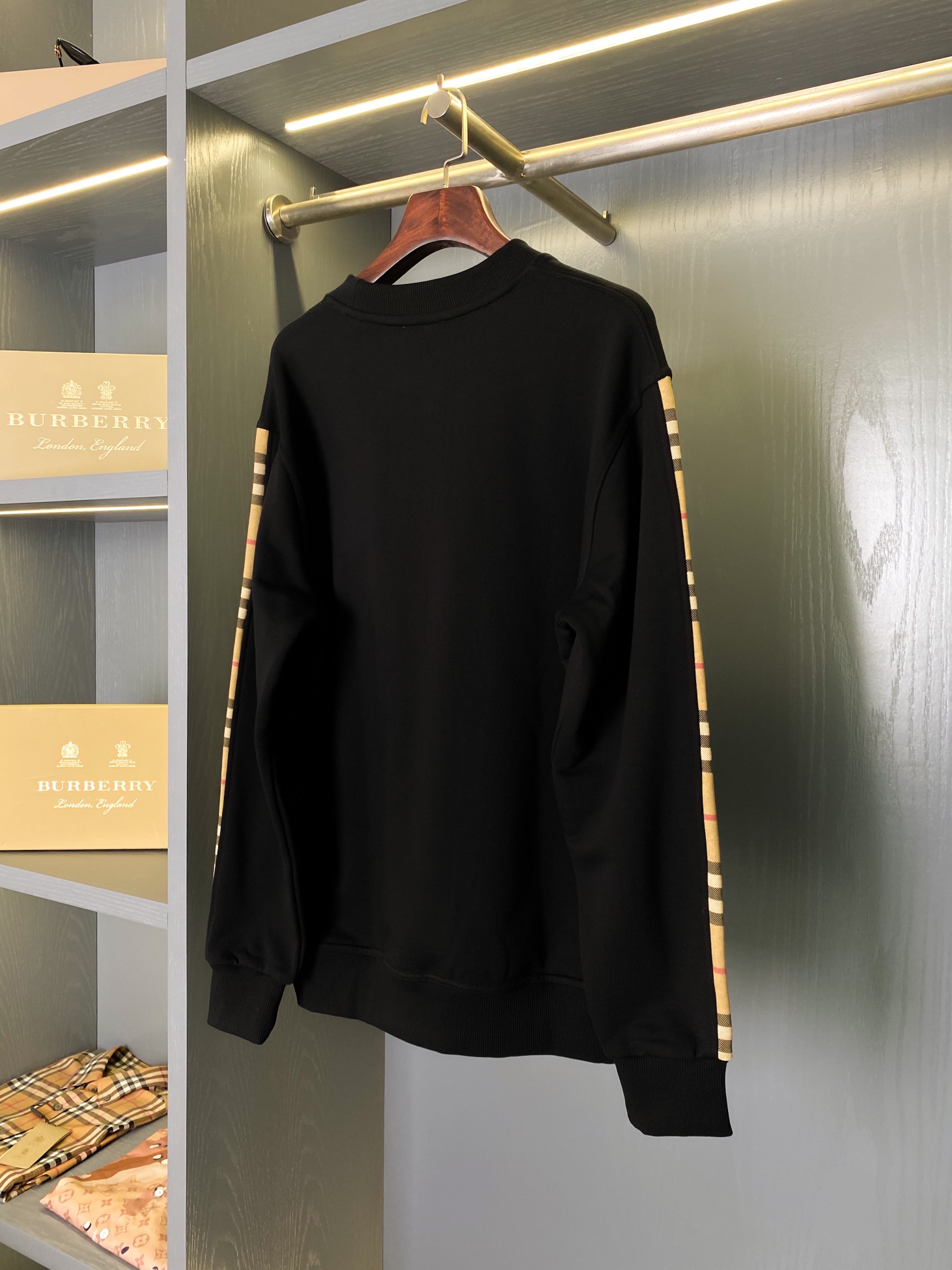 Burberry 버버리 체크 포인트 코튼 맨투맨 티셔츠 의류