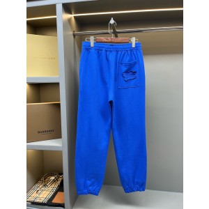 Burberry BBR 버버리 기수 자수 와이드 코튼 조거 팬츠 바지 의류