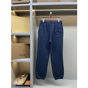 Burberry BBR 버버리 기수 자수 와이드 코튼 조거 팬츠 바지 의류
