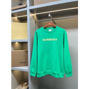 Burberry BBR 버버리 로고 프린트 코튼 라운드넥 맨투맨 스웨트셔츠 티셔츠 의류