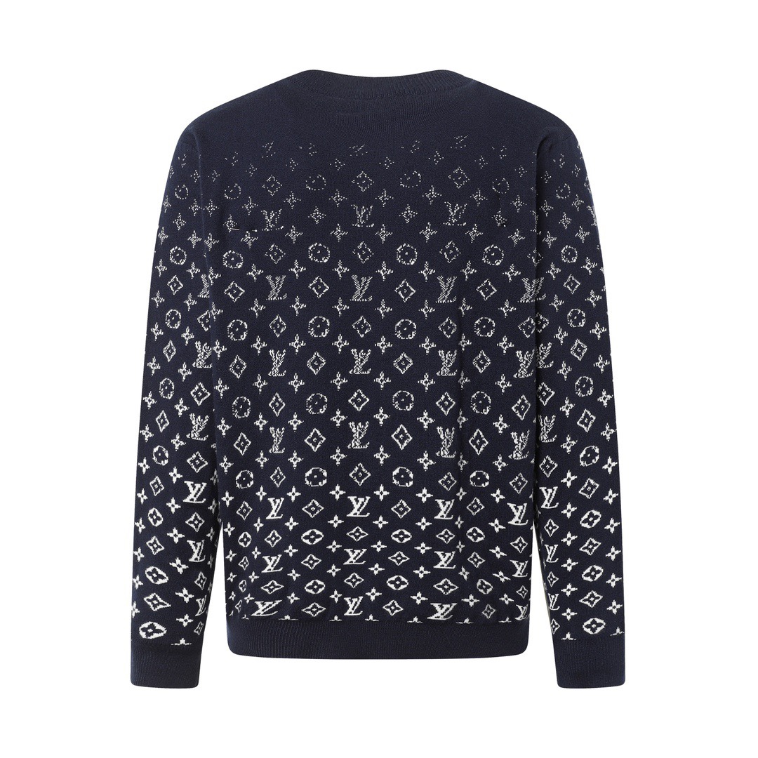 LOUIS VUITTON LV 루이비통 로고 라운드넥 니트 스웨터 의류