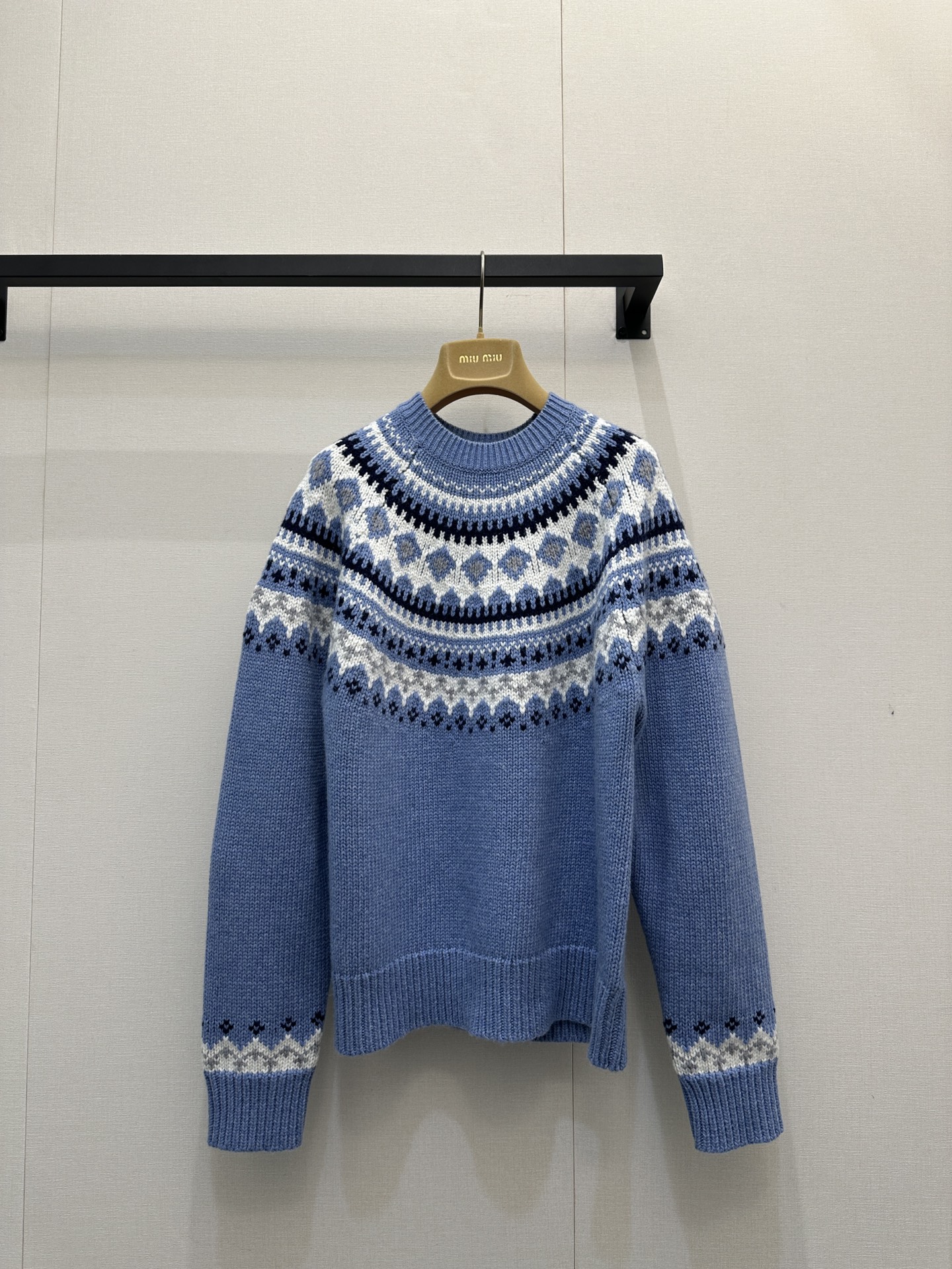 miumiu 미우미우 체크 니트 의류