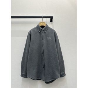 MiuMiu 미우미우 로고 자수 후리스 플리스 셔츠 자켓 의류