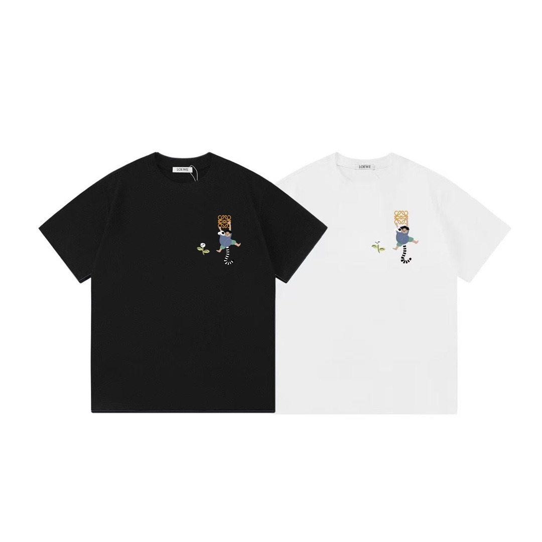 LOEWE 2026 Early Spring 로에베 플레이풀 로고 프린트 반팔 티셔츠 의류