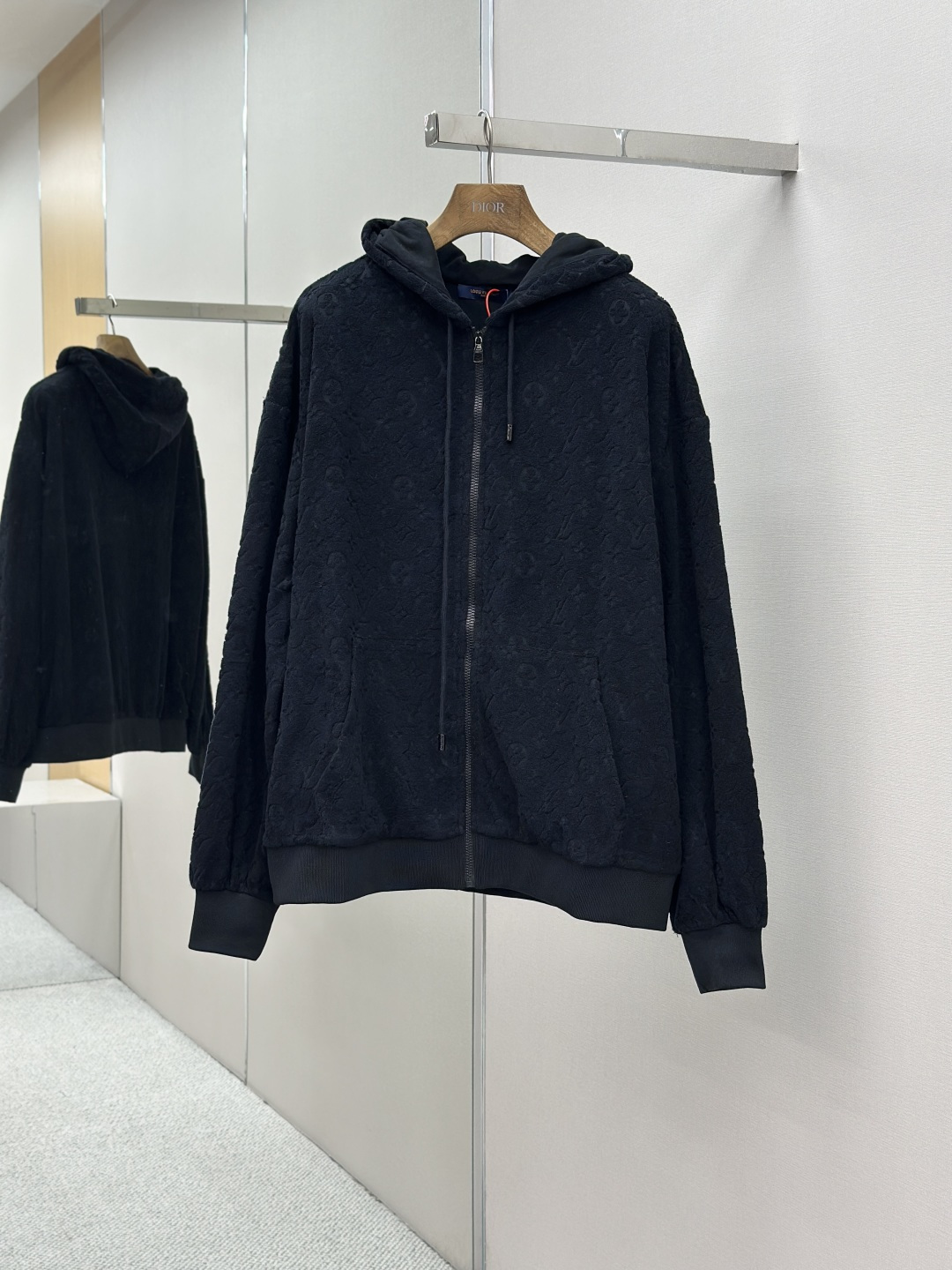 LOUIS VUITTON Monogram LV 루이비통 풀패턴 코튼 블렌드 후드 집업 자켓 재킷 의류