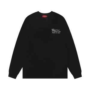 GUCCI 구찌 시그니처 자수 레터 롱슬리브 맨투맨 티셔츠 의류