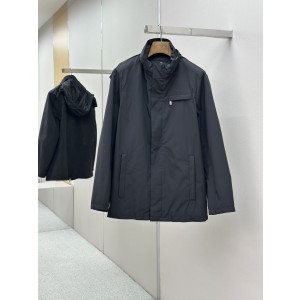 PRADA 2-in-1 프라다 하이넥 후드 자켓 재킷 세트 의류