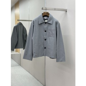 LOEWE 로에베 양가죽 포켓 울 블레이저 자켓 재킷 의류