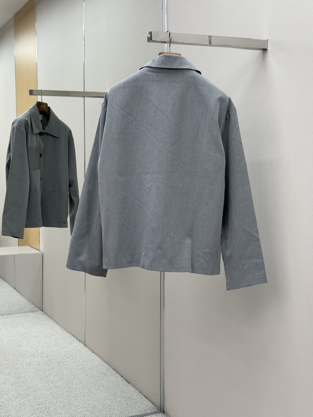 LOEWE 로에베 양가죽 포켓 울 블레이저 자켓 재킷 의류