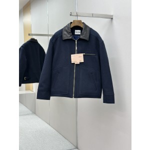 MIUMIU 미우미우 자수 울혼방 패딩 자켓 재킷 의류