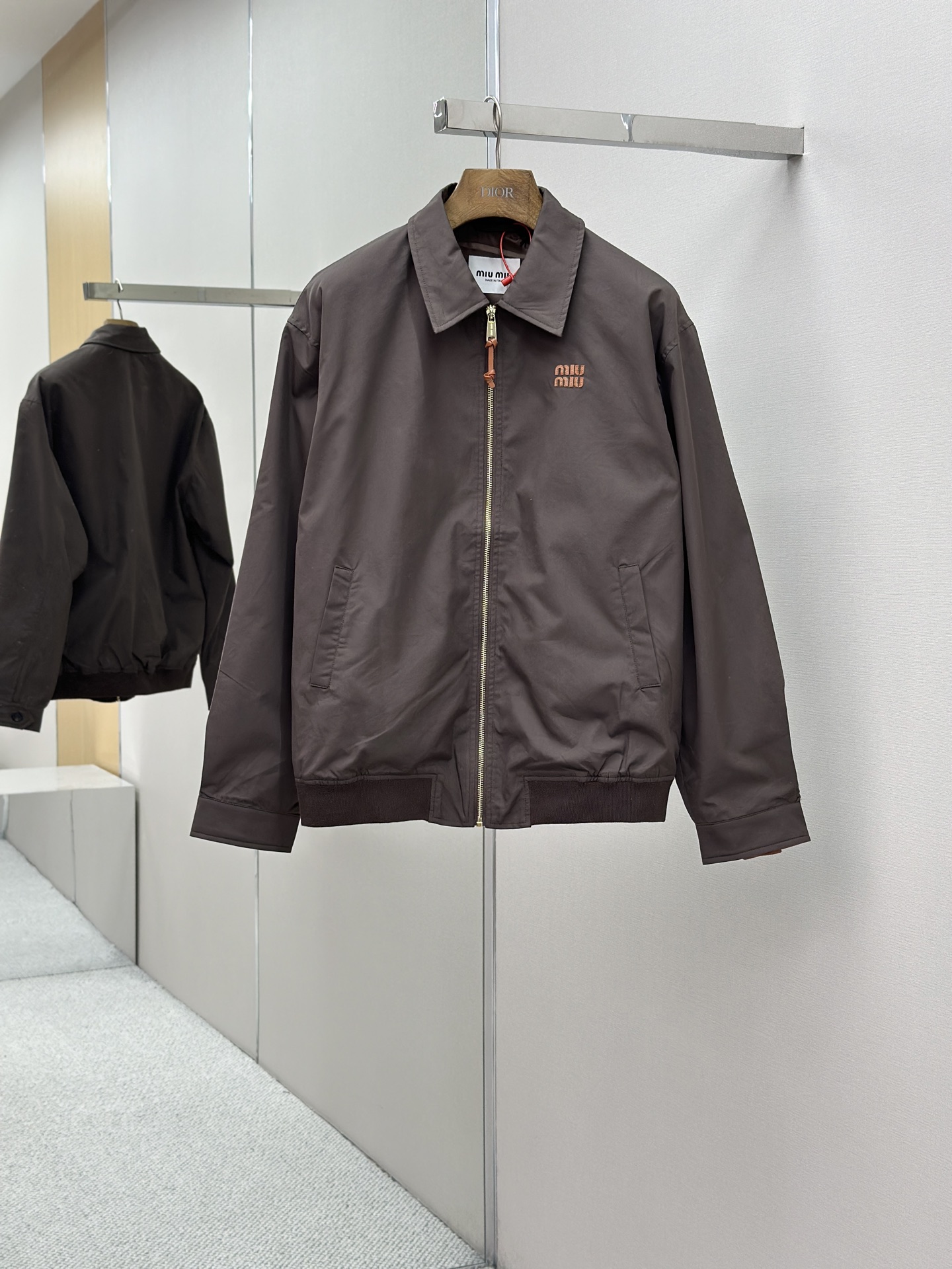 miumiu 미우미우 스티치 로고 자켓 재킷 의류