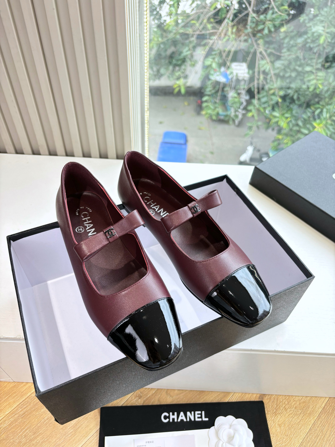 CHANEL 샤넬 메리제인 플랫 슈즈 구두 신발