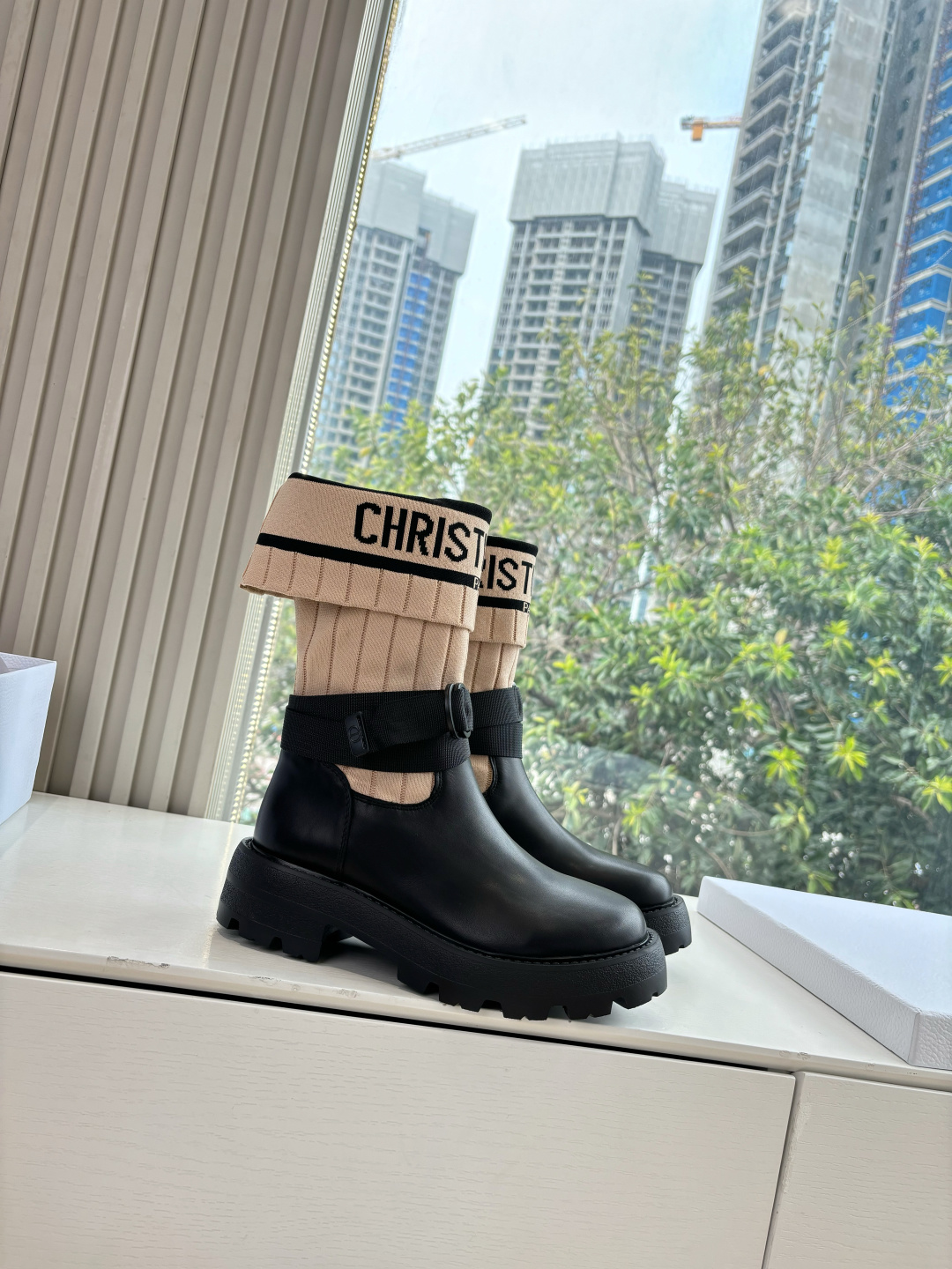 Miss Dior CD 디올 미들 부츠 신발