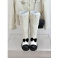 CHANEL 25N Coco Neige 샤넬 더블C 리본 배색 플랫폼 스노우 롱부츠 신발