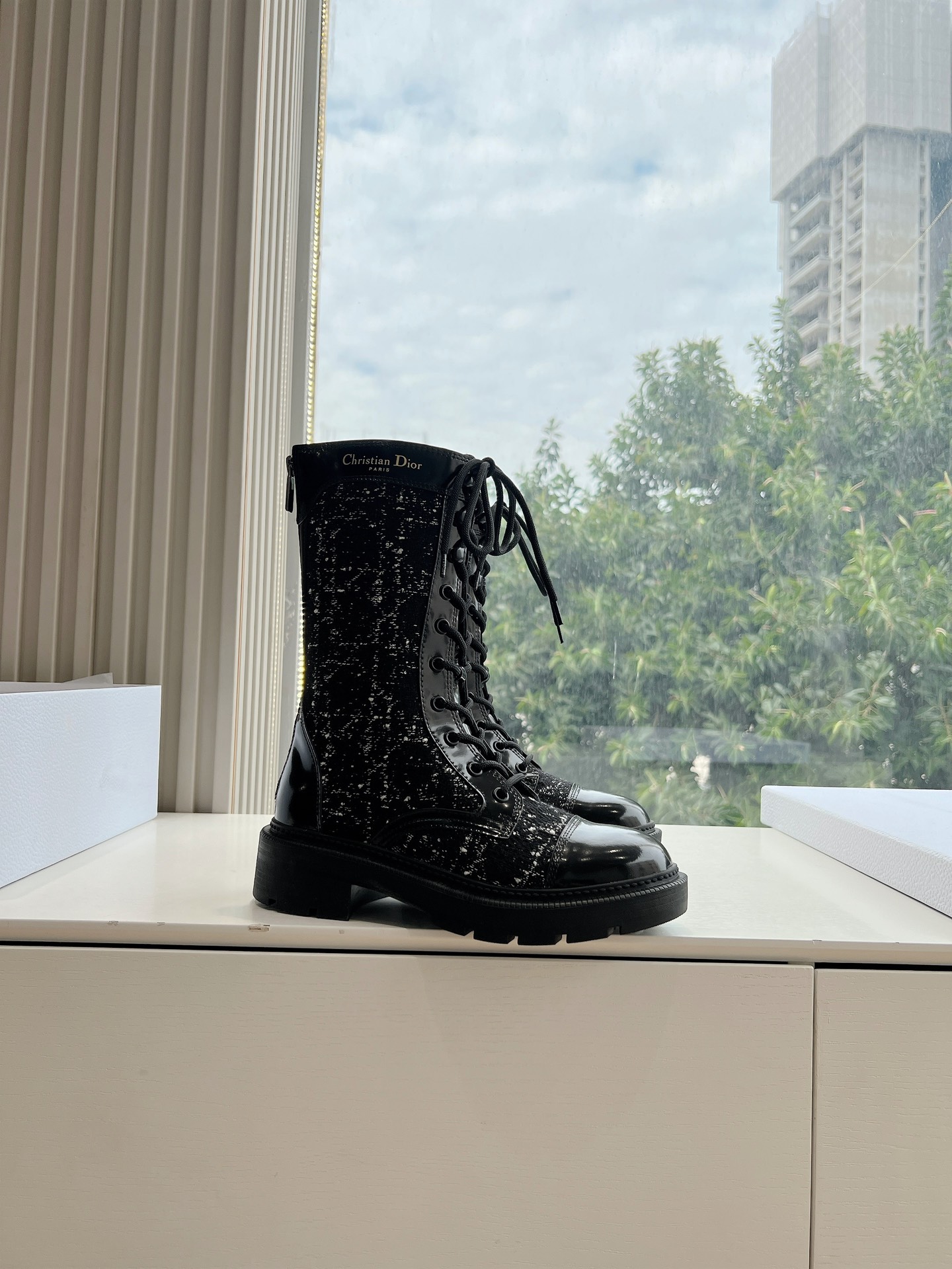 Miss Dior CD 디올 첼시 미들 부츠 신발