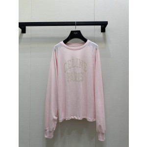 Celine 셀린느 얼리폴 벨벳 로고 긴팔 티셔츠 의류