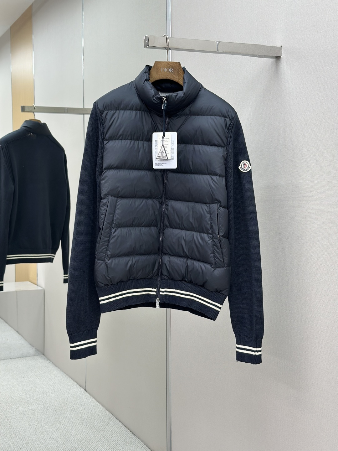 Moncler 몽클레어 몽클레르 모헤어 패치 패딩 자켓 재킷 의류