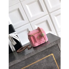 Chanel 샤넬 금속 볼 & 양가죽 미니 사각 숄더백 가방